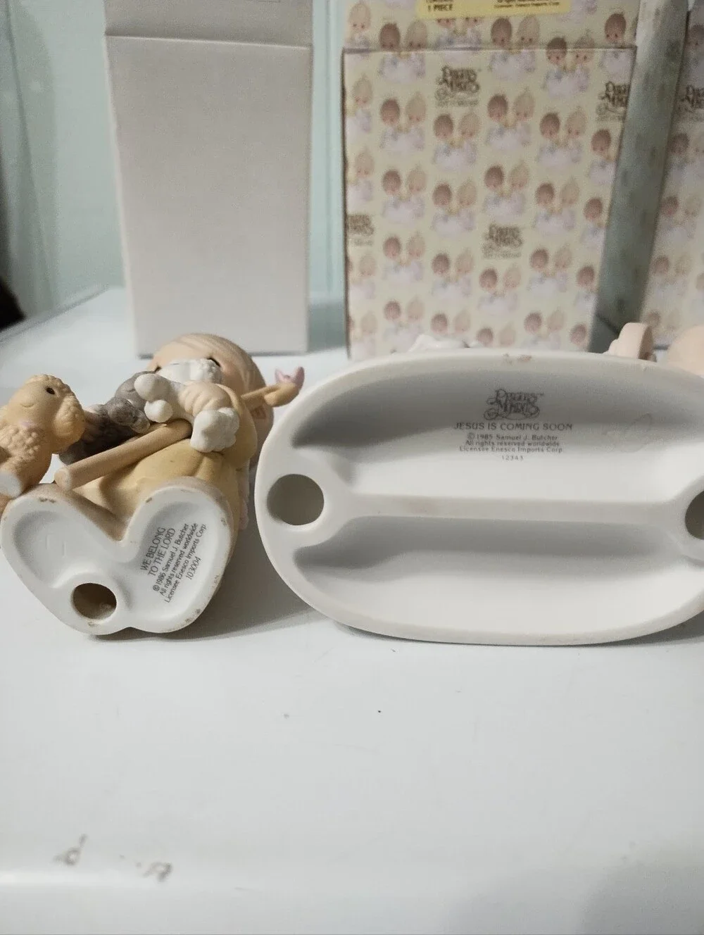 Precious Moments Figurines # 103004 & # 12343 & # 109487